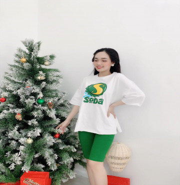 bán sỉ đồ bộ nữ quần lỡ áo thun hoạt hình